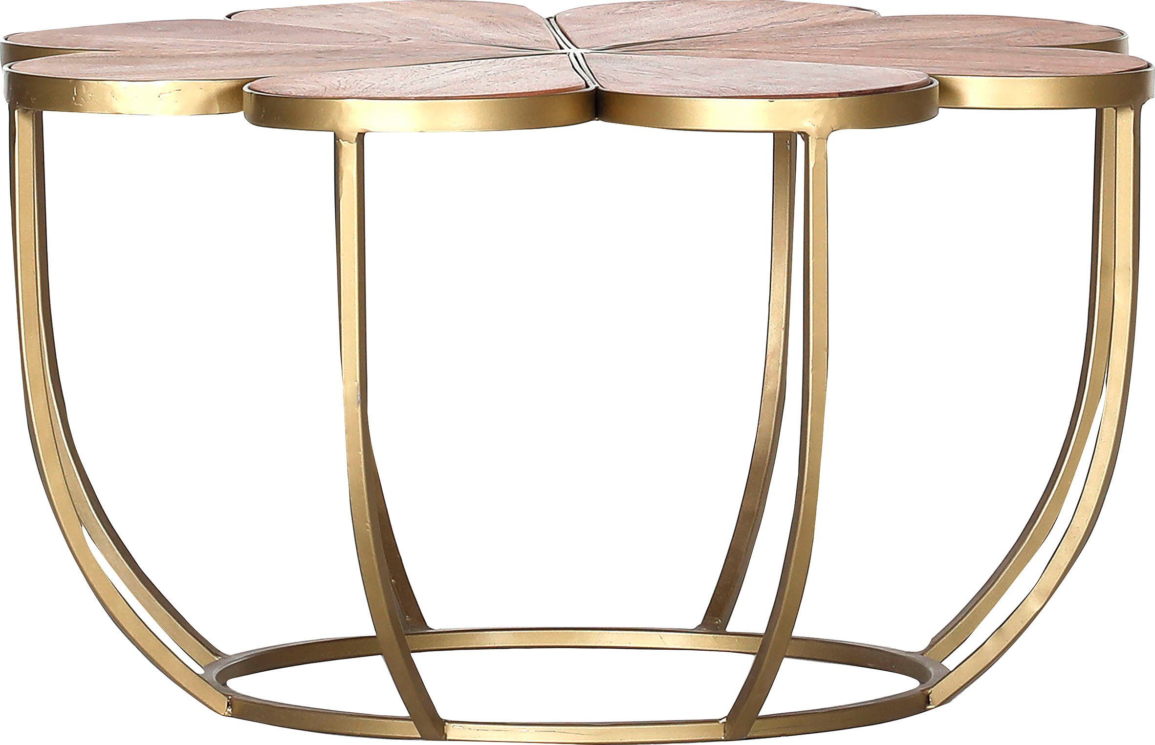 Gutmann Factory Beistelltisch Bloom, mit eingefasster Massivholzplatte Akaz günstig online kaufen