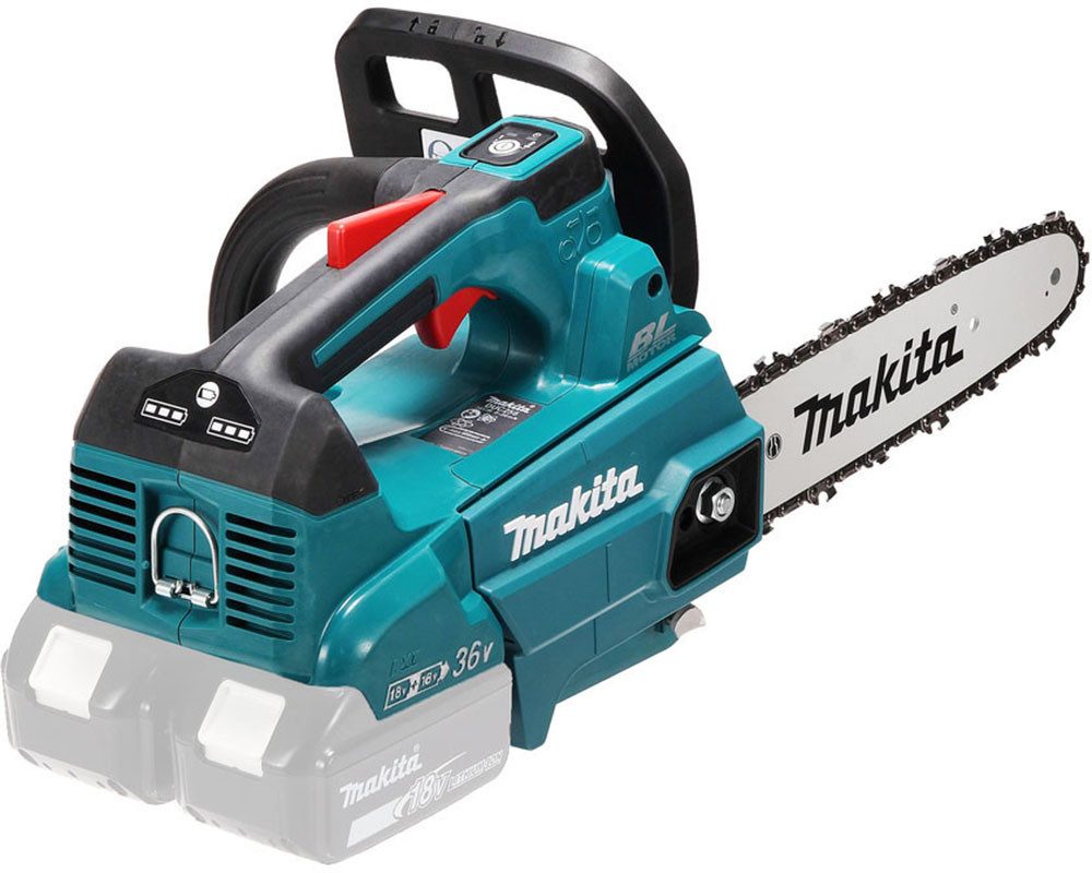 Makita Akku-Kettensäge »DUC256Z« 2x18V, 20 m/s, 25 cm, kompakt, ohne Akku und Ladegerät, bürstenlos,hohe Kettengeschwindigkeit für professionelle Baumpflege