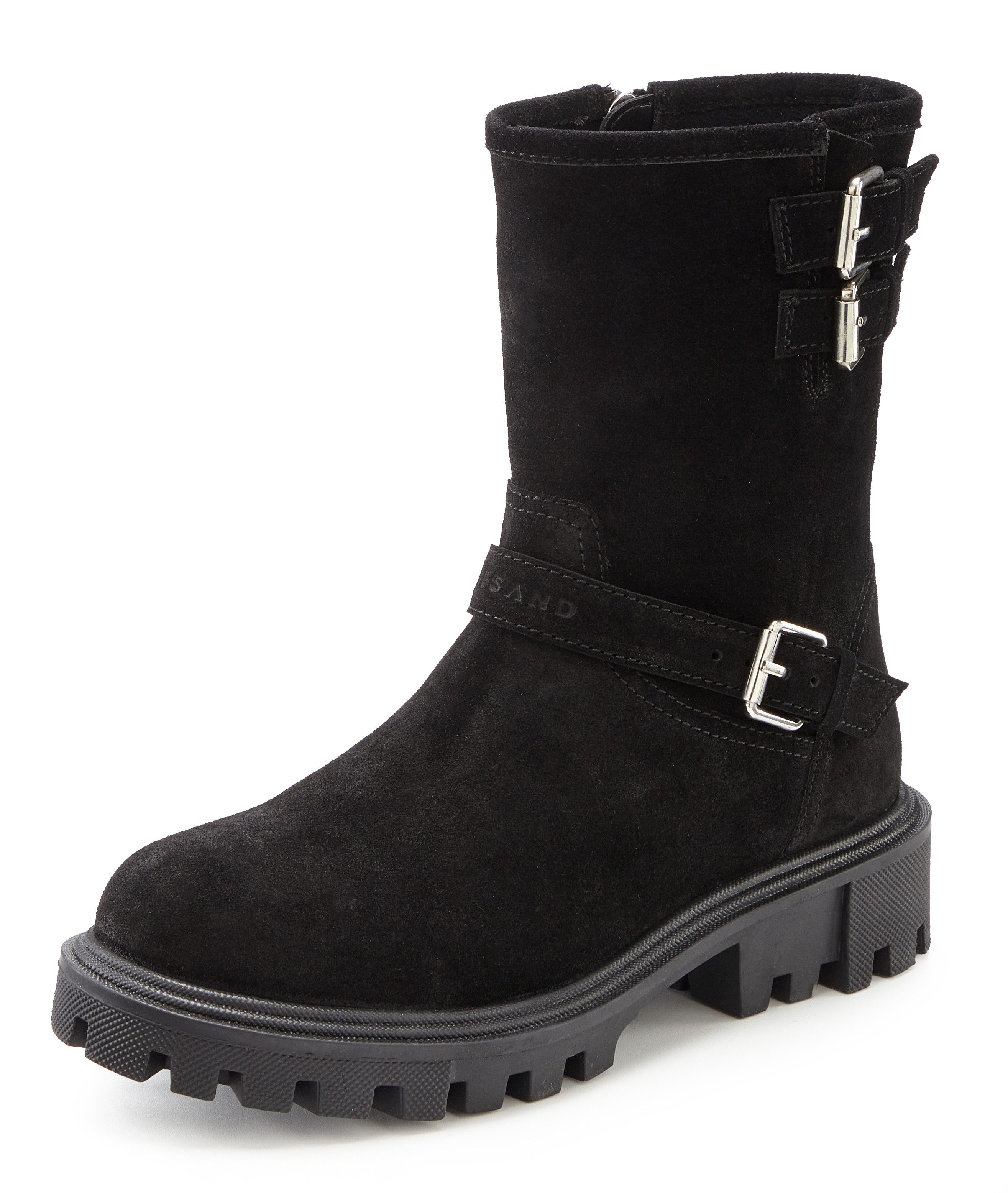Elbsand Stiefel, Boots, Bikerboots Stiefelette aus Leder mit trendigen Zier günstig online kaufen