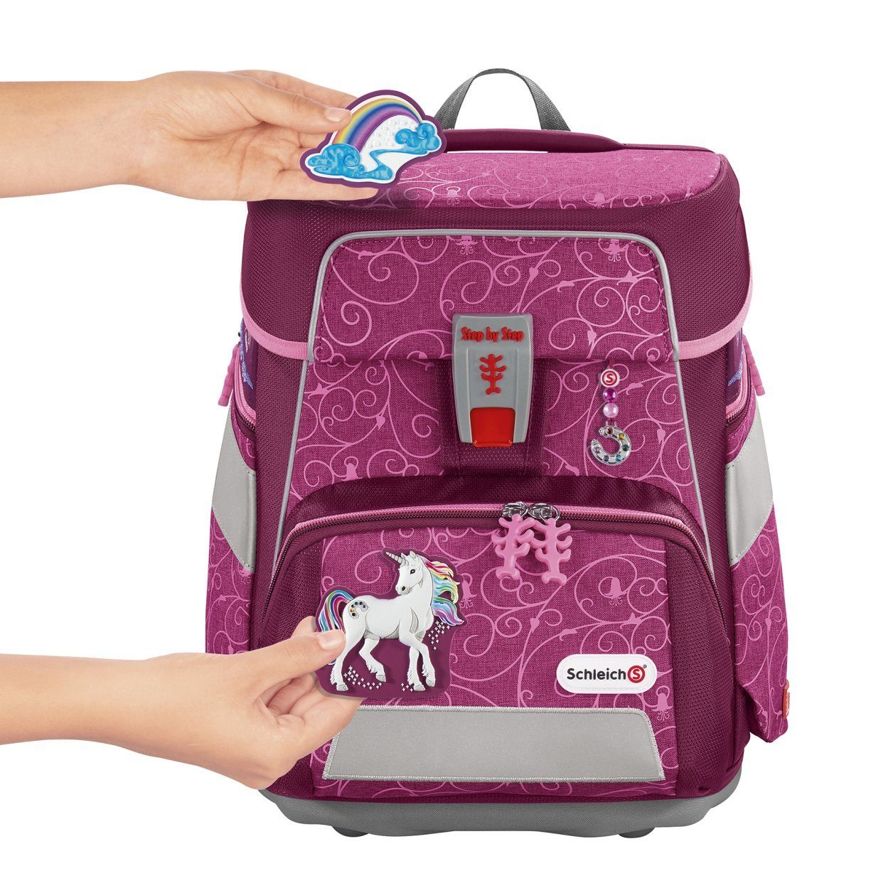 Step by Step Schulranzen Step by Step MAGIC MAGS Schleich, bayala®, Rainbow Unicorn
