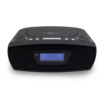 Soundmaster URD480SW Radiowecker DAB+ UKW CD-Player Hörbuchfunktion USB-Anschluss Uhrenradio (DAB+, UKW-RDS, Stereolautsprecher, DAB+, UKW-RDS, CD-Player, USB, Hörbuchfunktion)