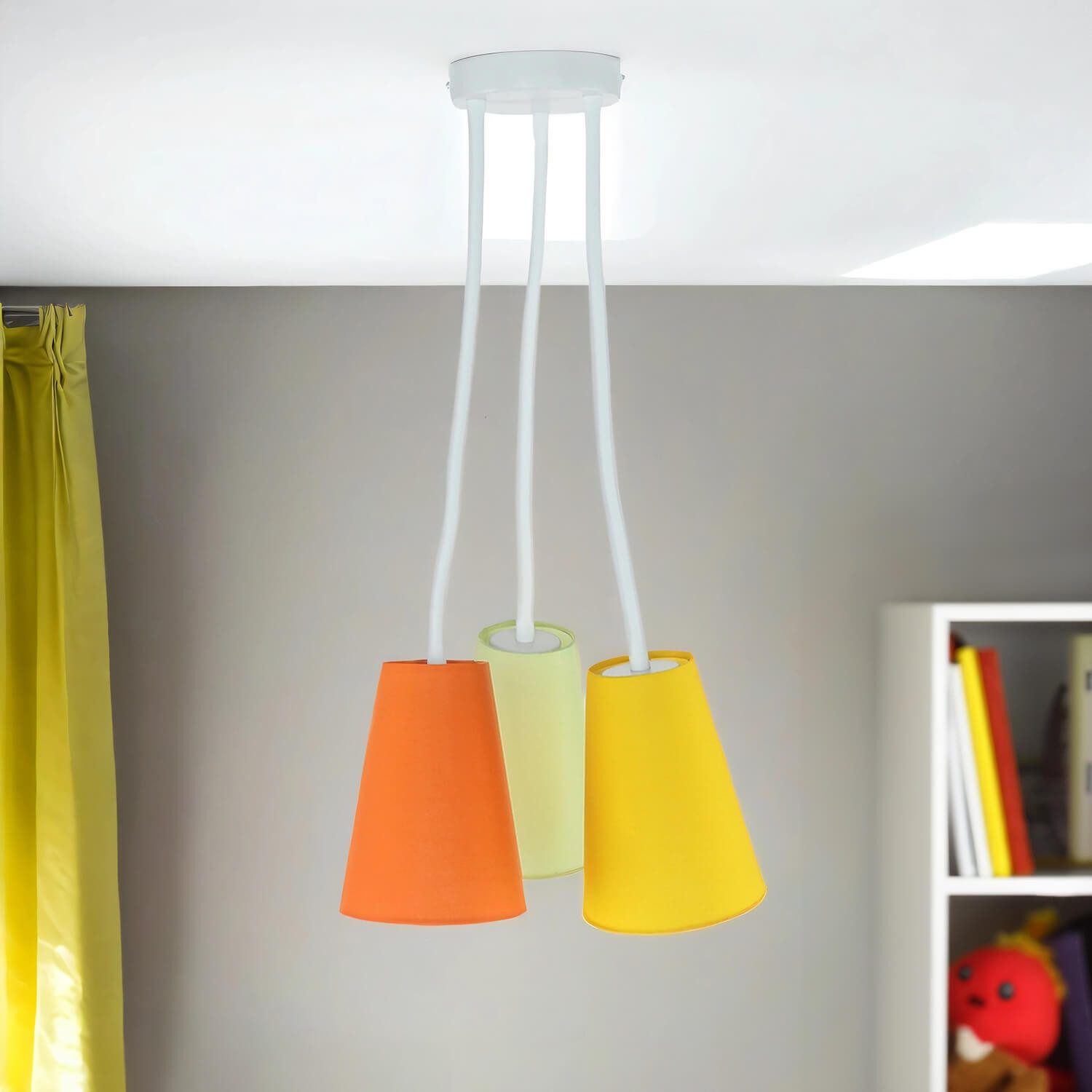 Licht-Erlebnisse Deckenleuchte WIRE, ohne Leuchtmittel, Deckenlampe Bunt flexibel Kinderleuchte Kinderzimmer Lampe