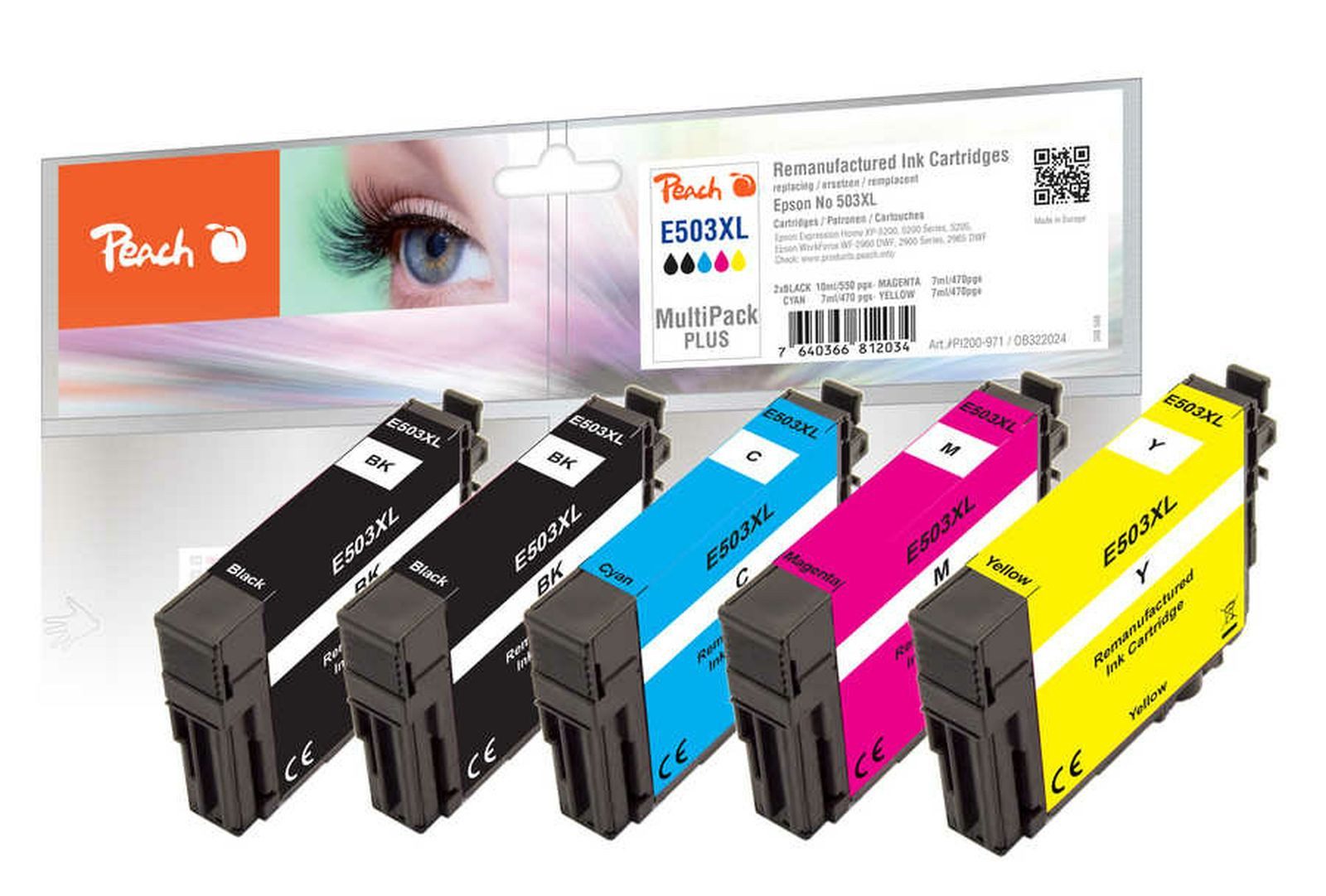 Peach Tonerpatrone Peach Patrone Epson Nr. 503XL MultiPack Plus remanufactured