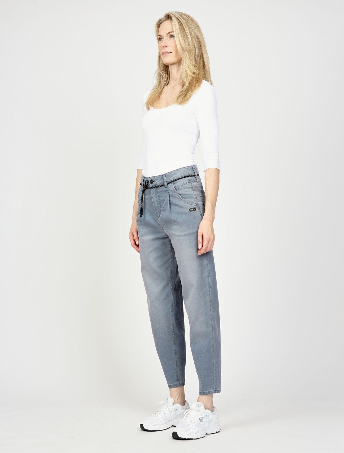GANG Loose-fit-Jeans Gang Silvia Jogger Balloon Fit (1-tlg) Kordel