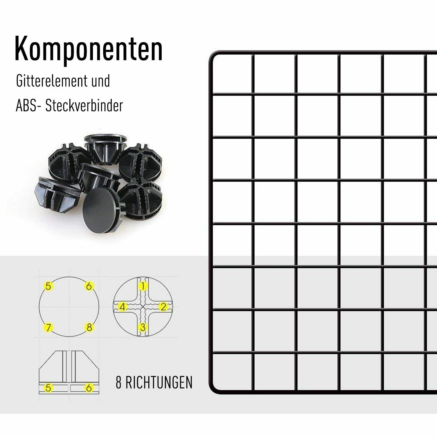 PawHut Freigehege Freigehege mit Metallgitter