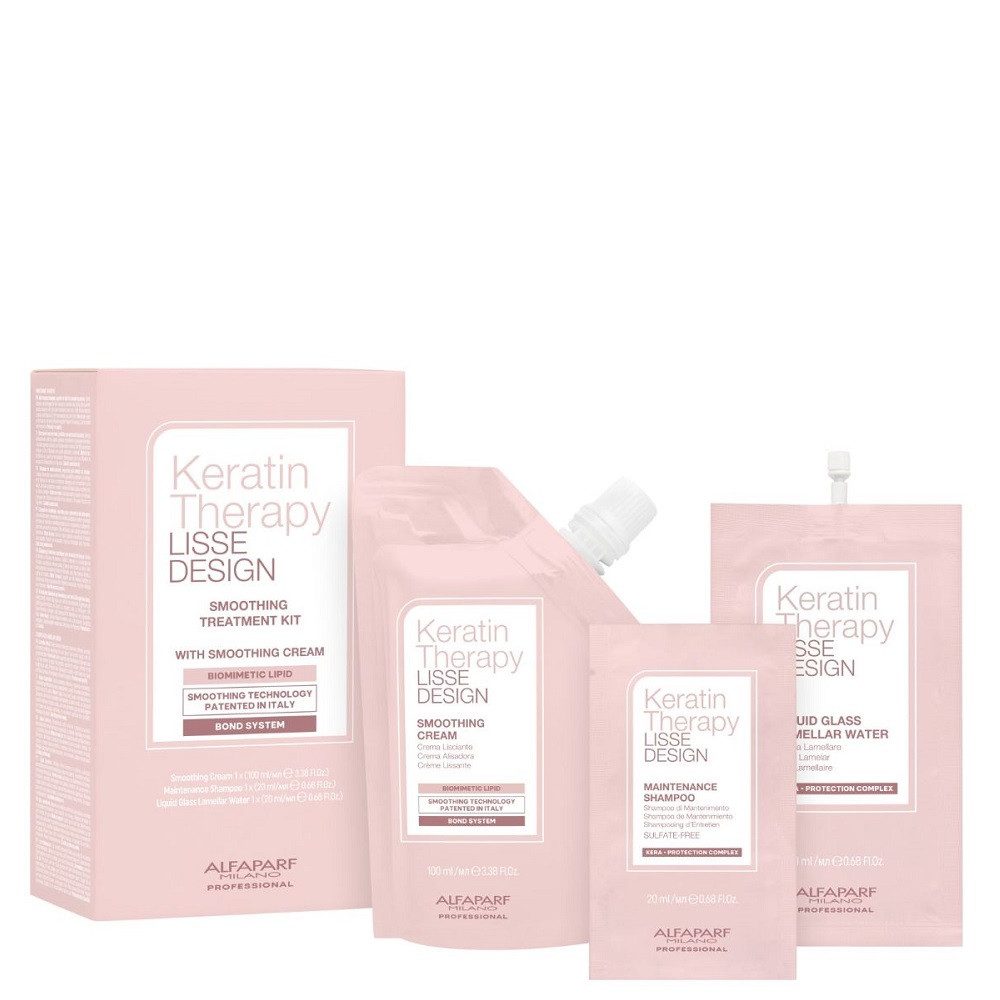 Alfaparf Milano Haarpflege-Set Alfaparf Milano Keratin Therapy Smoothing CREAM Treatment Kit