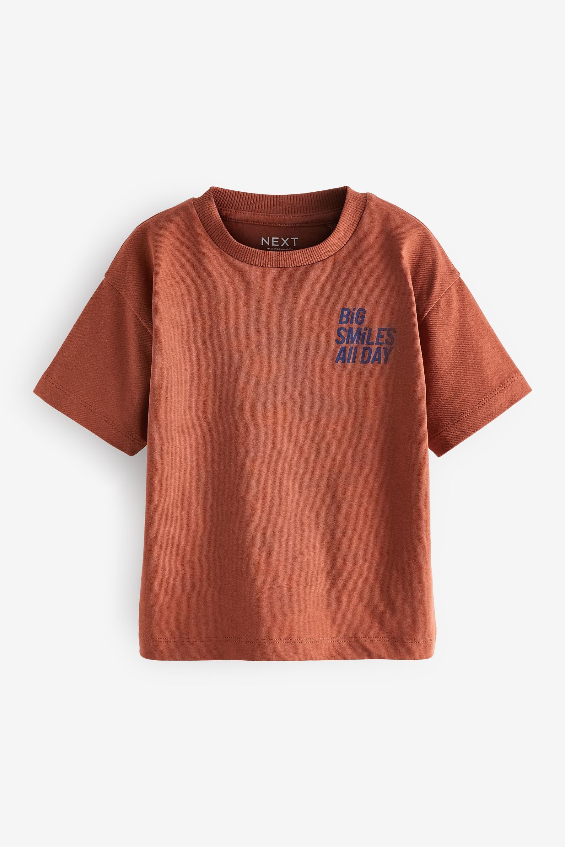 T-Shirt im Next Kurzärmelige schlichte Multi T-Shirts (5-tlg) 5er-Pack