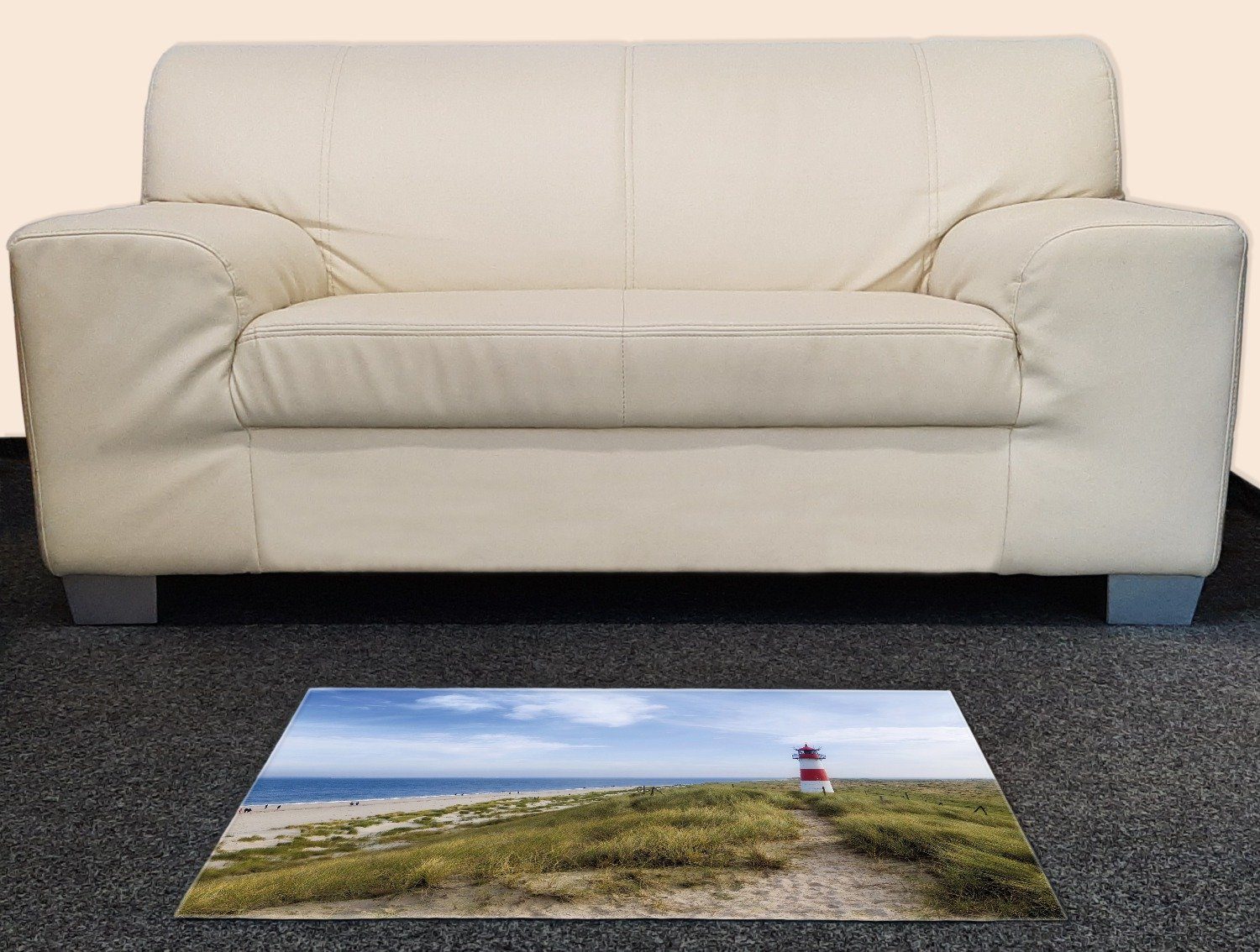 Wallario Teppich Am Strand von Sylt günstig online kaufen