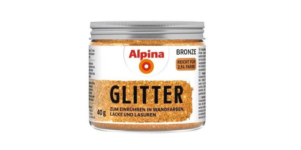 Alpina Strukturpaste Alpina Kreativ Glitter Bronze 40g