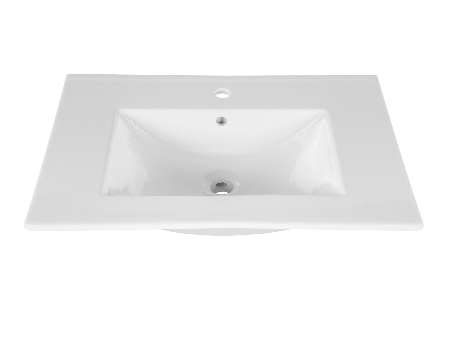 Xlmoebel Waschbecken Keramik Einbau Becken Spülbecken für das Badezimmer, Made in Europa