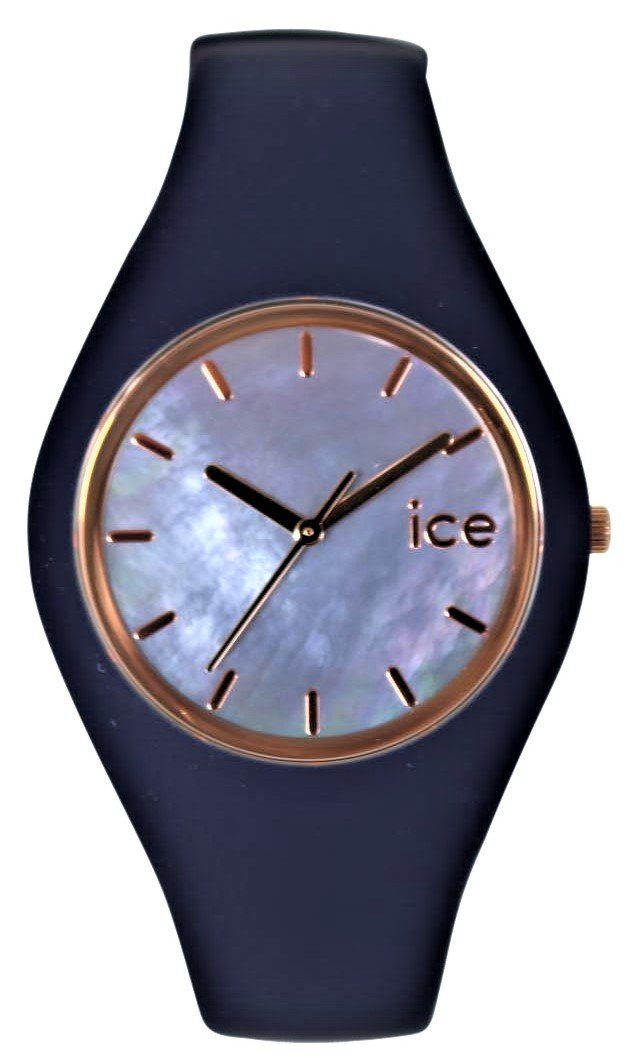 ice-watch Quarzuhr »Damen Armbanduhr ICE Pearl Twilight 017127 Silikon blau  Rose, Zifferblatt perlmutt, Gr. medium« online kaufen | OTTO