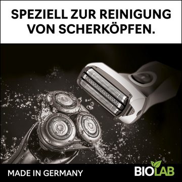 BIOLAB Scherkopfreiniger Elektrorasierer Reinigungslösung (1-St. 1000 ml Nachfüllflüssigkeit für Reinigungskartuschen)