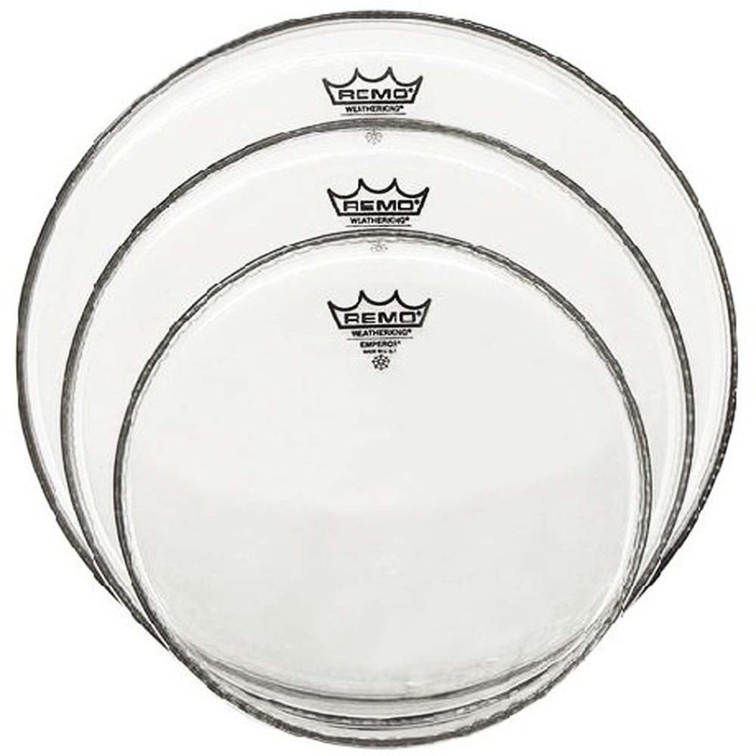 Remo Schlagzeug Remo Emperor Coated Pack Fusion 10 12 14 Tom Set,Remo Fellset-10-12-14, Remo Fellset-10-12-14