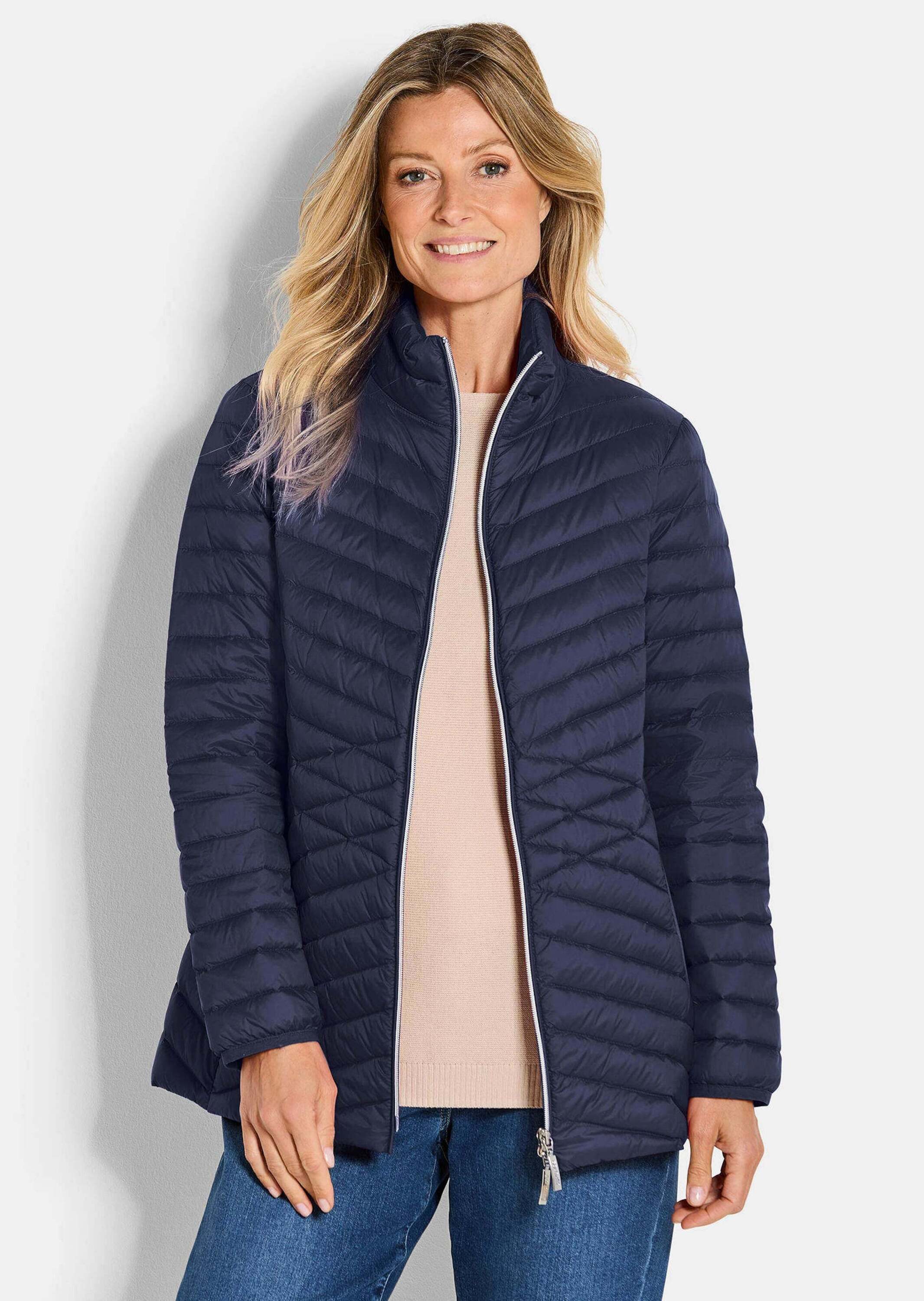GOLDNER Steppjacke Herbstjacke mit Daunen, Stehkragen günstig online kaufen