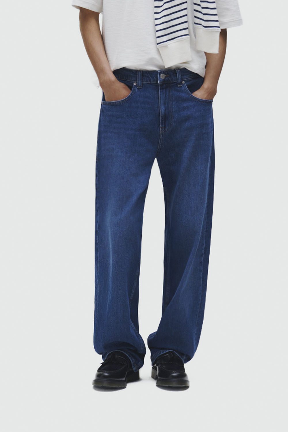 Tommy Jeans Loose-fit-Jeans "Jamie Loose Straight", in blauer Waschung günstig online kaufen