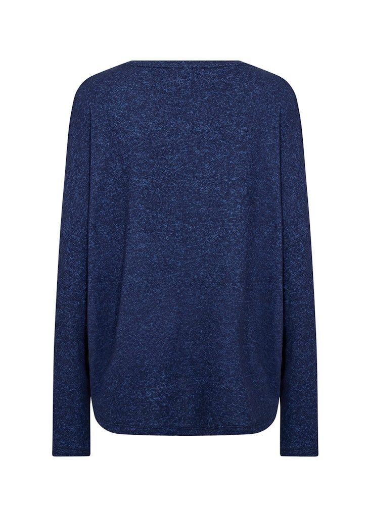 soyaconcept Langarmbluse SC-BIARA 1 NAVY BLAZER MELANGE