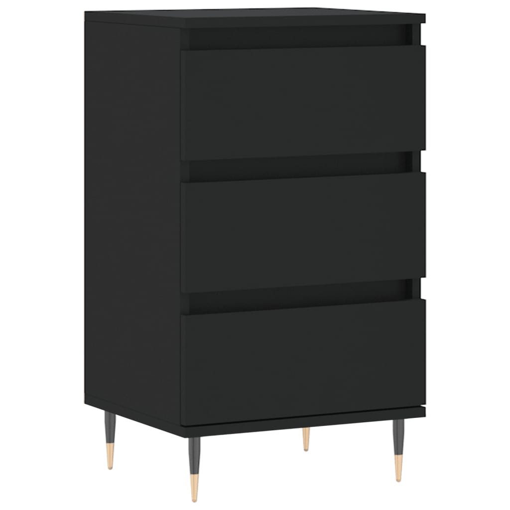 vidaXL Sideboard Sideboard Schwarz 40x35x70 cm günstig online kaufen