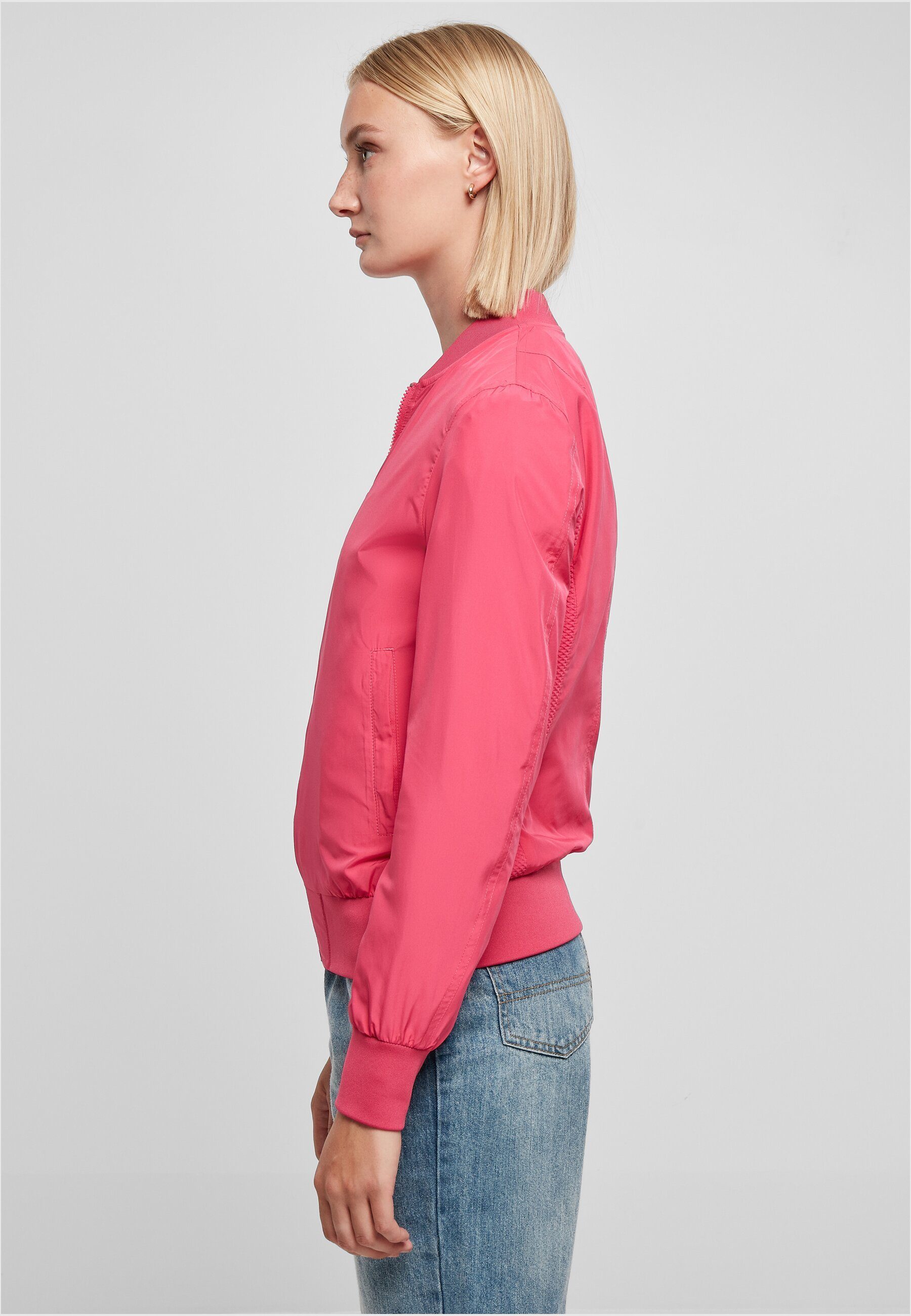 CLASSICS (1-St) hibiskus URBAN Damen Outdoorjacke Light Jacket Ladies pink Bomber
