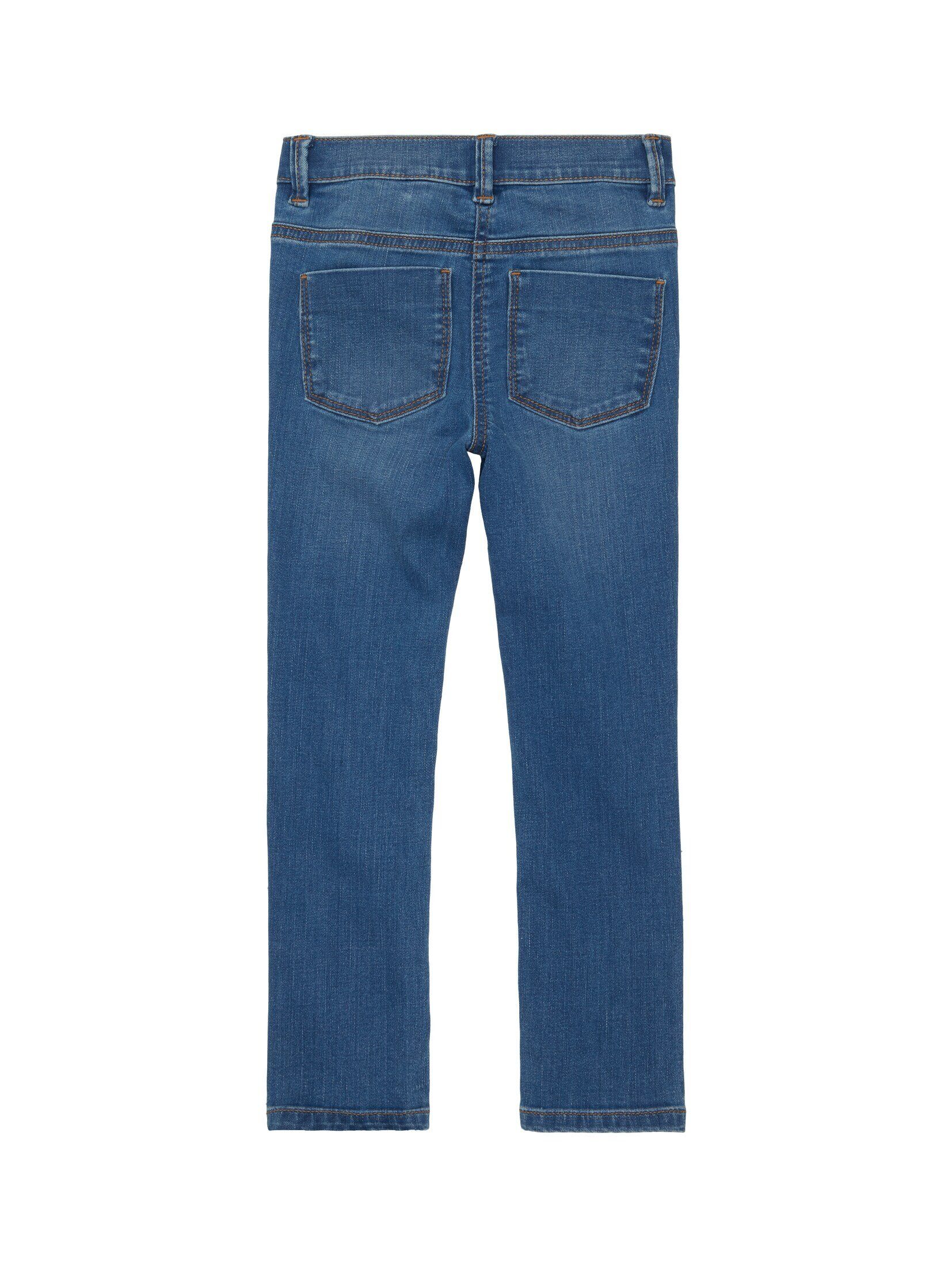 TOM TAILOR mit Waschung leichter Ankle-Jeans Treggings