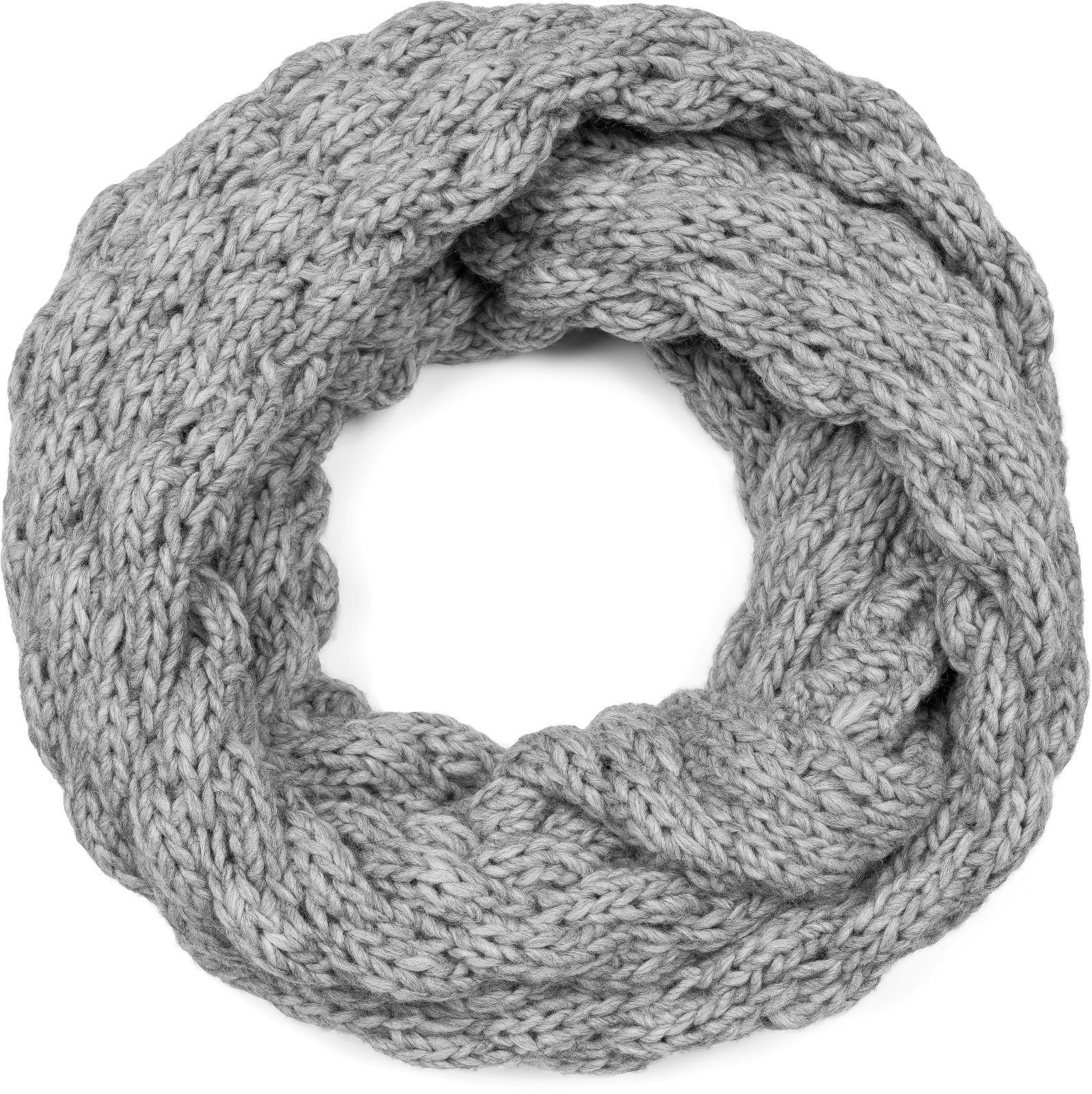 Strickschal Strick Loop mit Bubblemuster