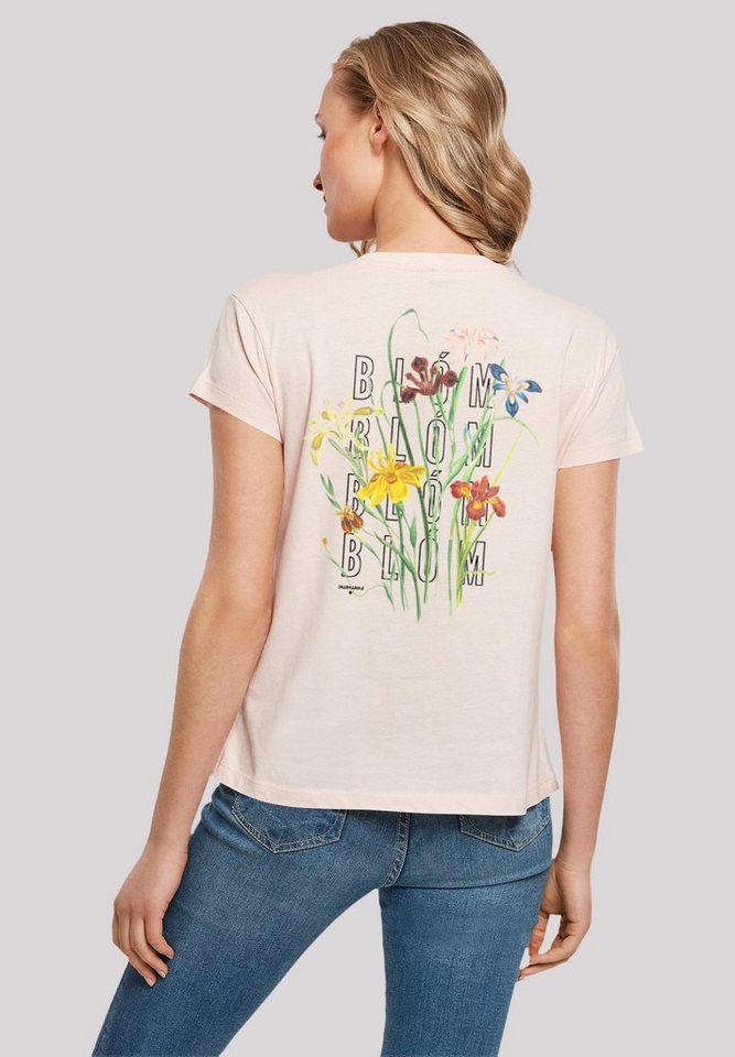 F4NT4STIC T-Shirt Blóm Blumenstrauss Print, Fällt weit aus, bitte eine  Größe kleiner bestellen