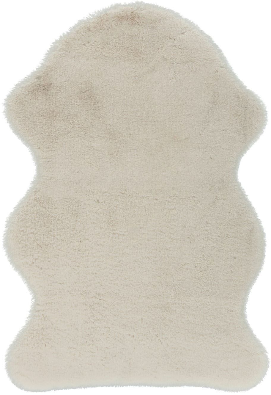 Kayoom Hochflor-Teppich Cosy Sheepskin 525, tierfellförmig, Höhe: 25 mm, Fell Kannichen Haptik, weich kuschelig