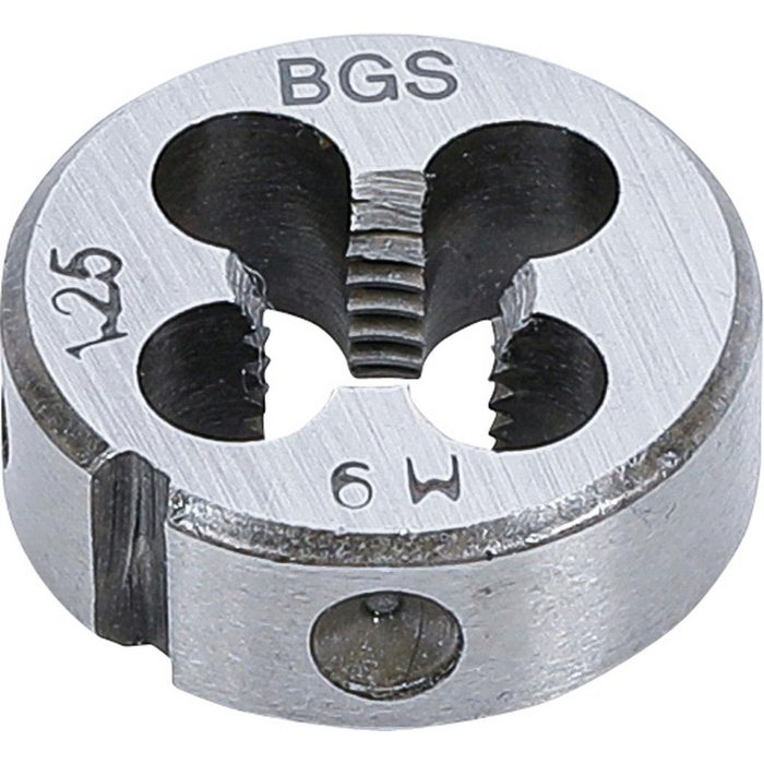 BGS technic Gewindeschneideisen Gewindeschneideisen M9 x 1 25 x 25 mm