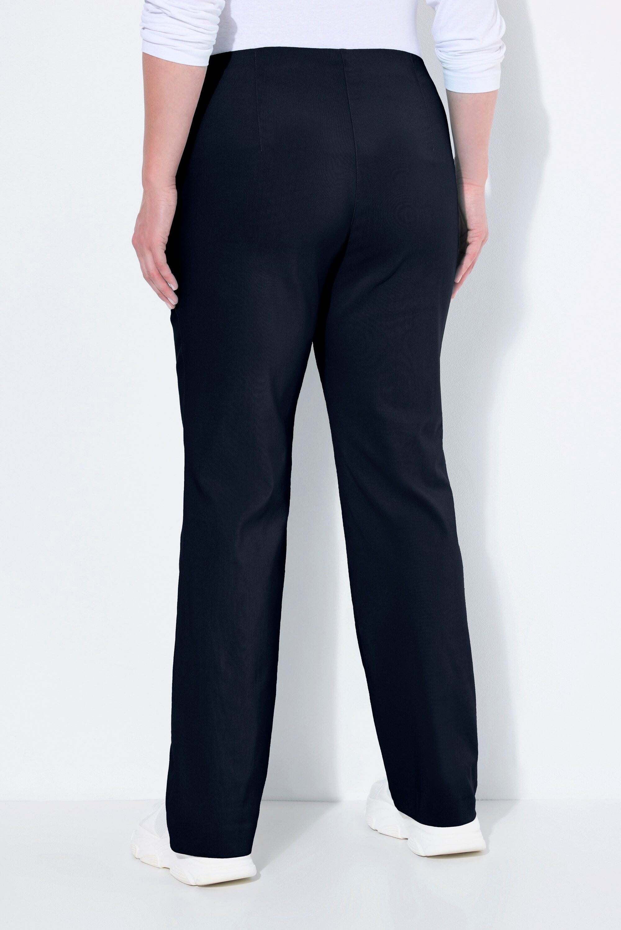 Ulla Popken Schlupfhose Thermo-Bengalinhose Slim Fit warm Elastikbund