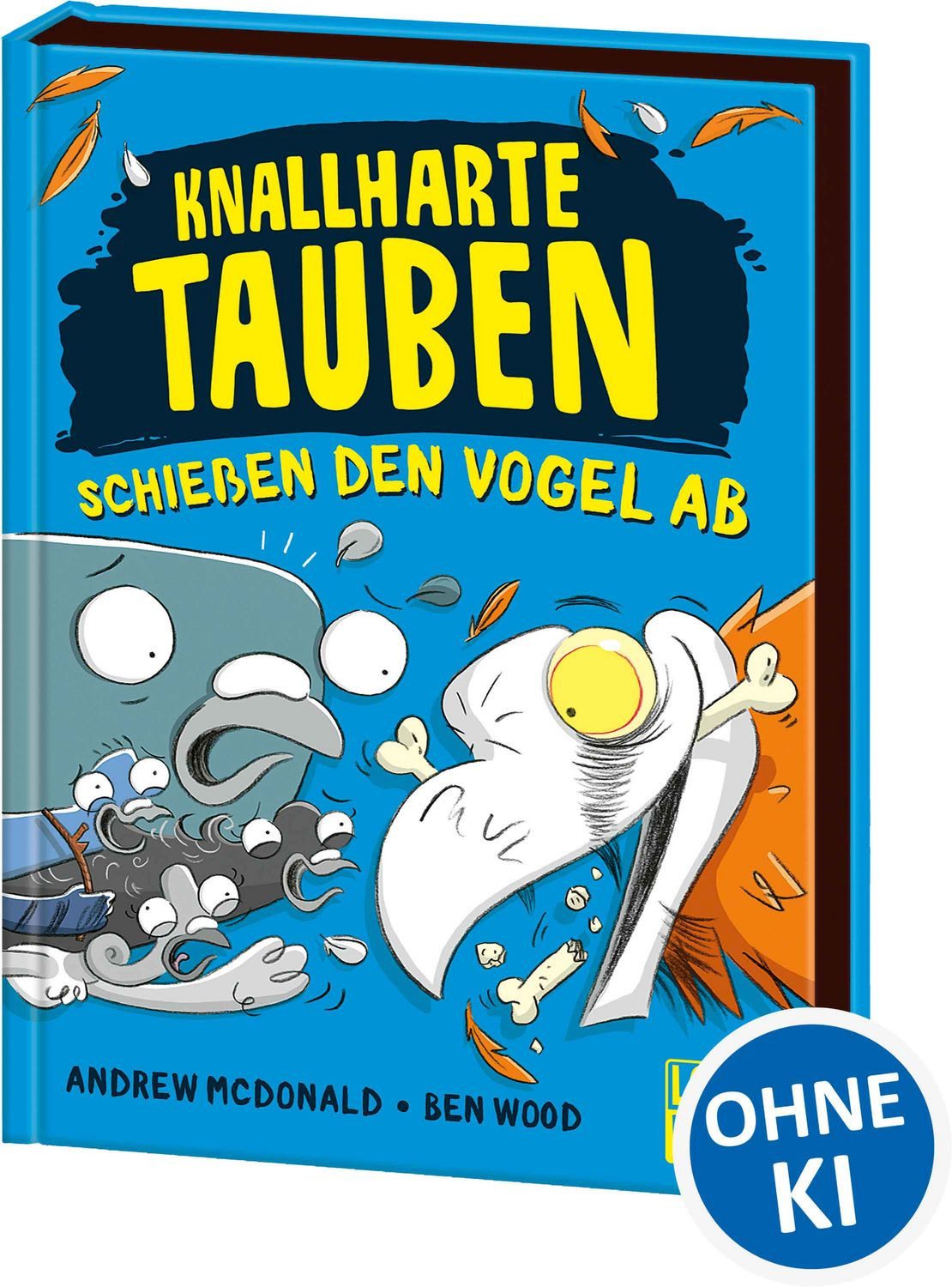 Comic Knallharte Tauben schießen den Vogel ab (Band 3) Kinderbuch ab 8 Jahre Andrew McDonald