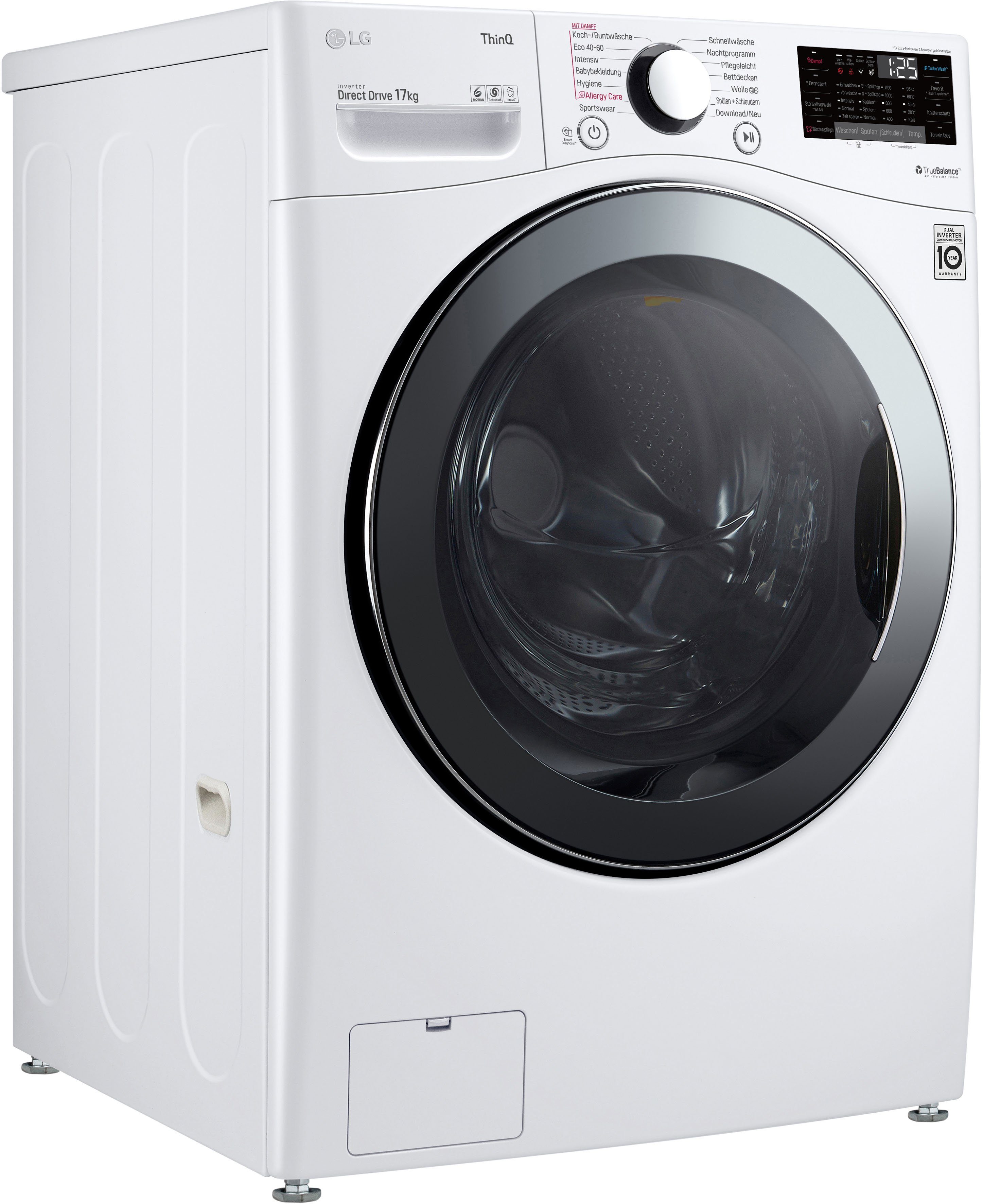 Image of LG Waschmaschine F11WM17TS2, 17 kg, 1100 U/min