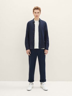 TOM TAILOR Denim Langarmhemd Leichtes Hemd mit Muster