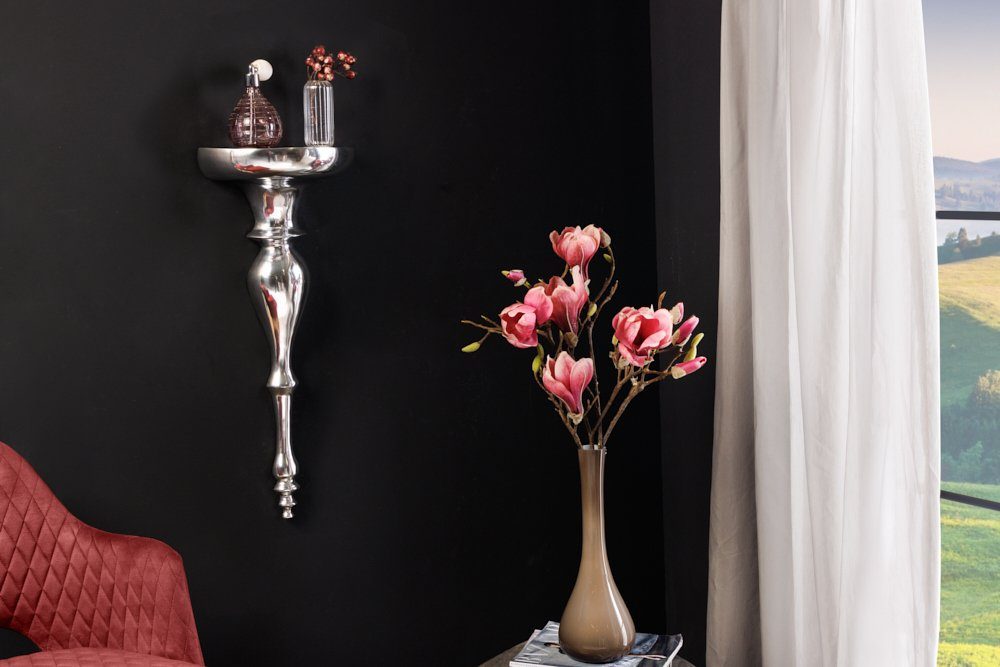 riess-ambiente Wandregal SCALA 60cm silber, Wandkonsole · Metall · Küche · günstig online kaufen