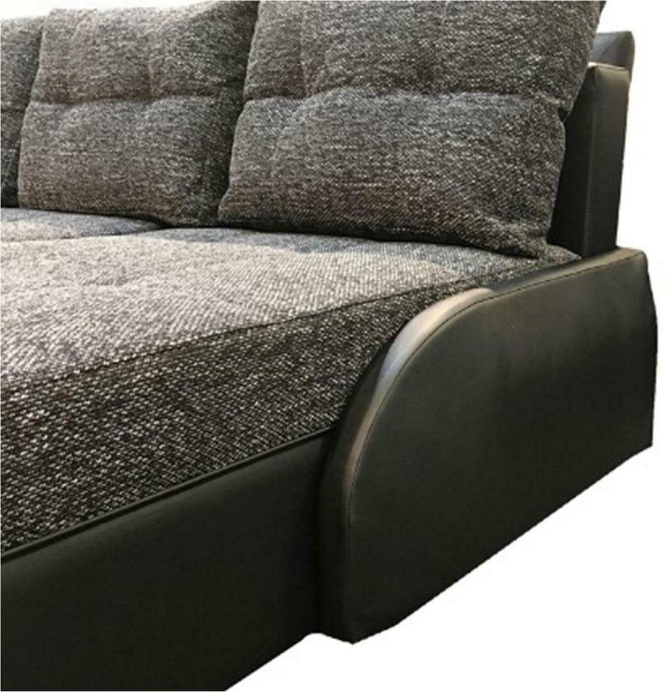 Bettfunktion Europe Neu, Schlafsofa in Graues JVmoebel mit Designer Made Sofa Polstermöbel Ecksofa