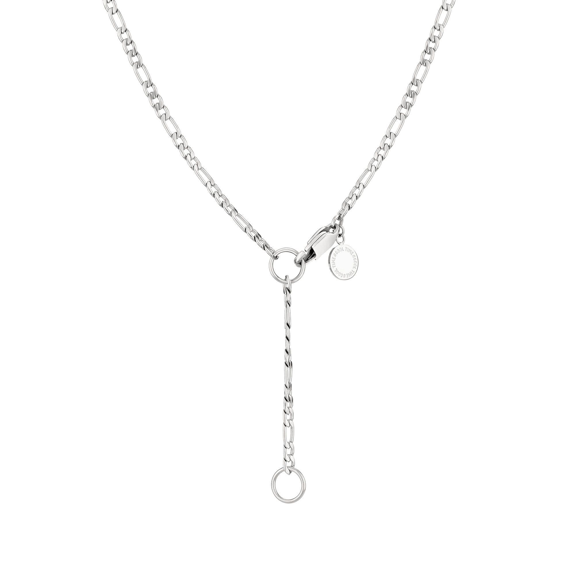 COOL TIME Charm-Kette Schmuck Geschenk Edelstahl Halskette The Cool Chunky Chain