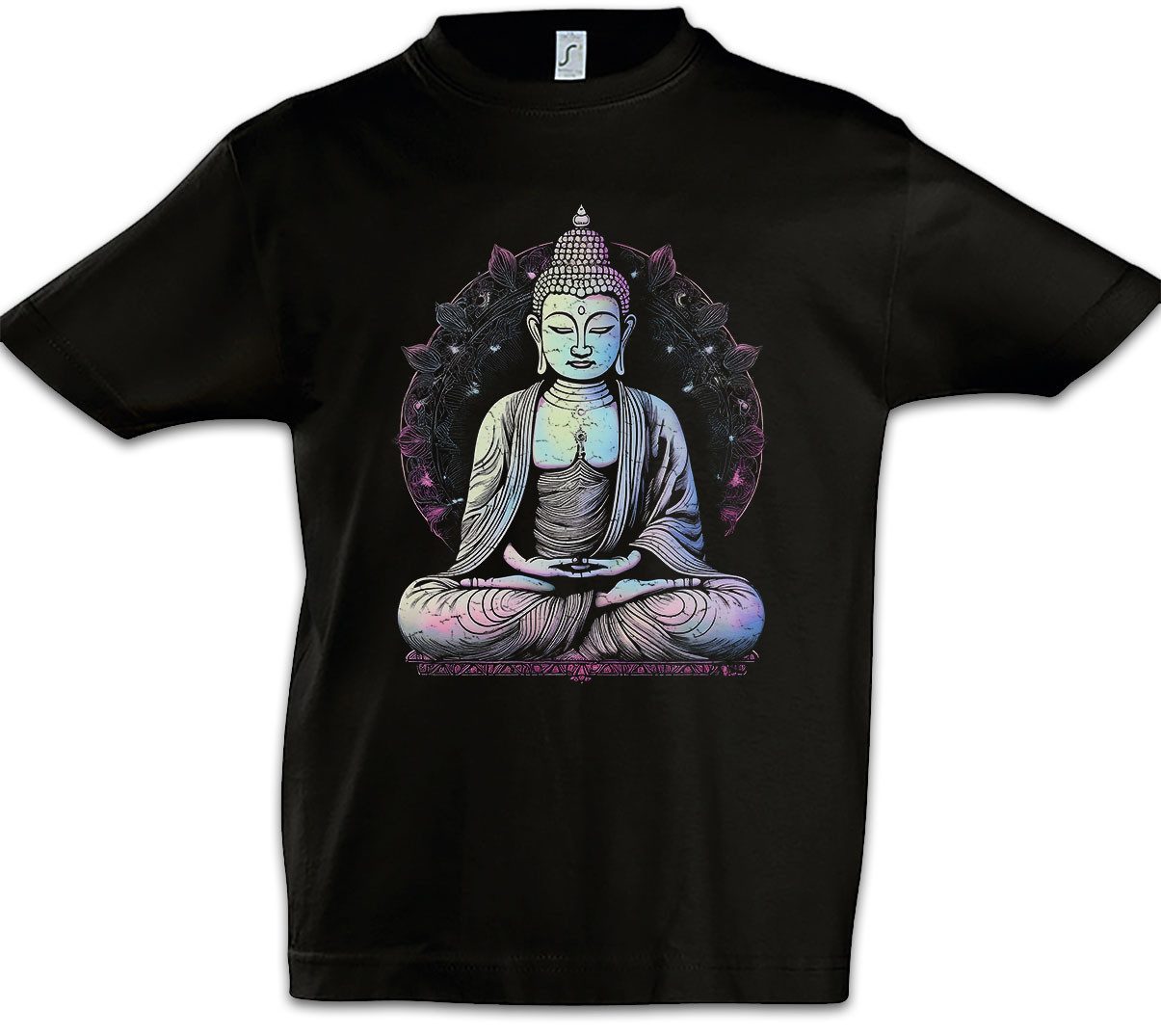 Print-Shirt Thai Buddha B Kinder T-Shirt Thailand Thainländisch Muay Bankog