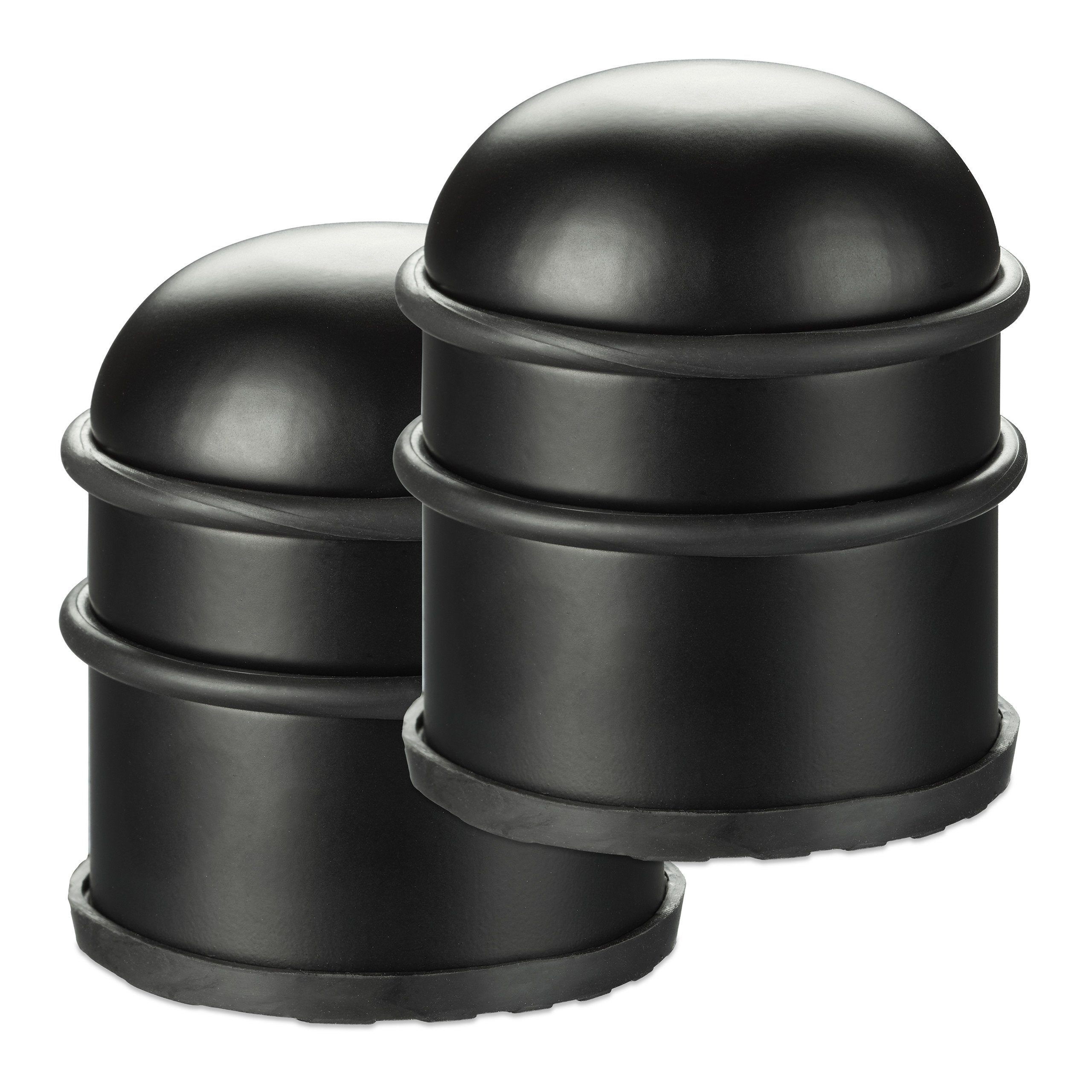 Türstopper 2 x Türstopper Edelstahl schwarz