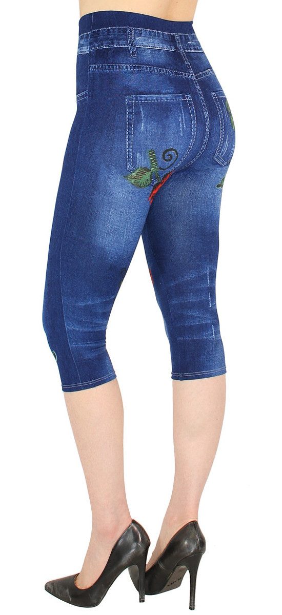 dy_mode 3/4-Leggings Capri Jeggings Damen 3/4 günstig online kaufen