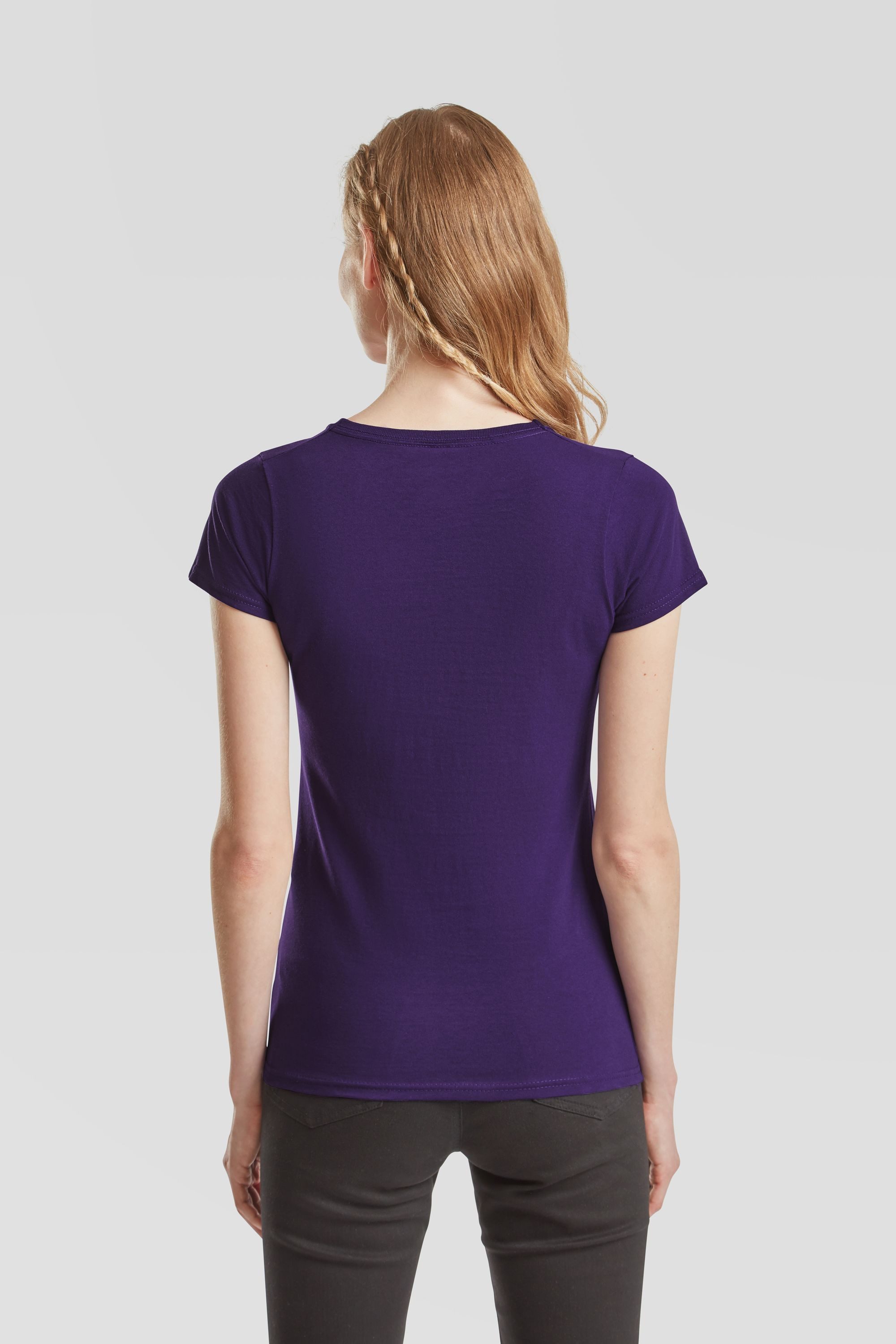 Fruit of the Loom Rundhalsshirt Fruit of the Loom Valueweight T Lady-Fit – Bild 5 von 5