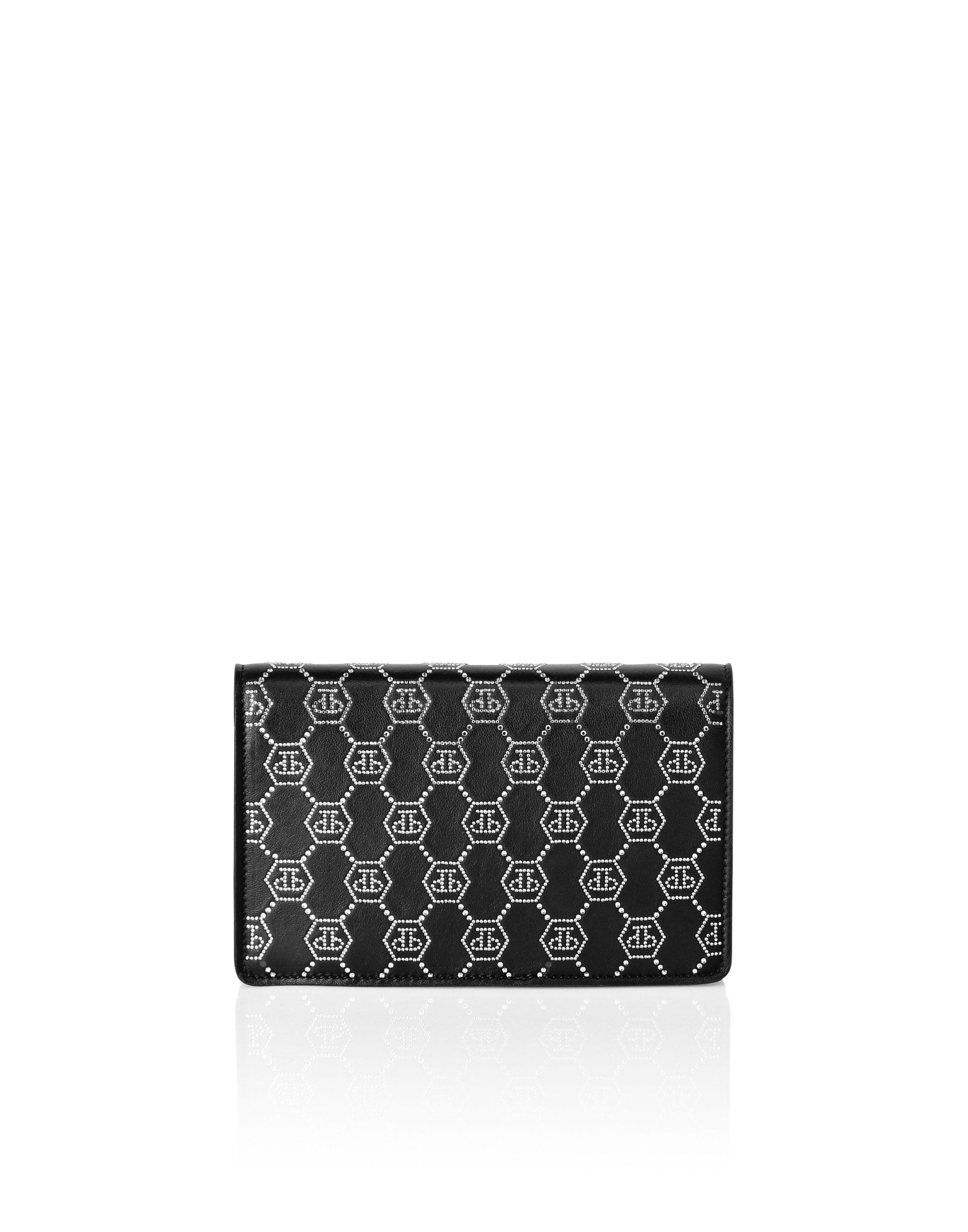 PHILIPP PLEIN Clutch Hexagon Verziert