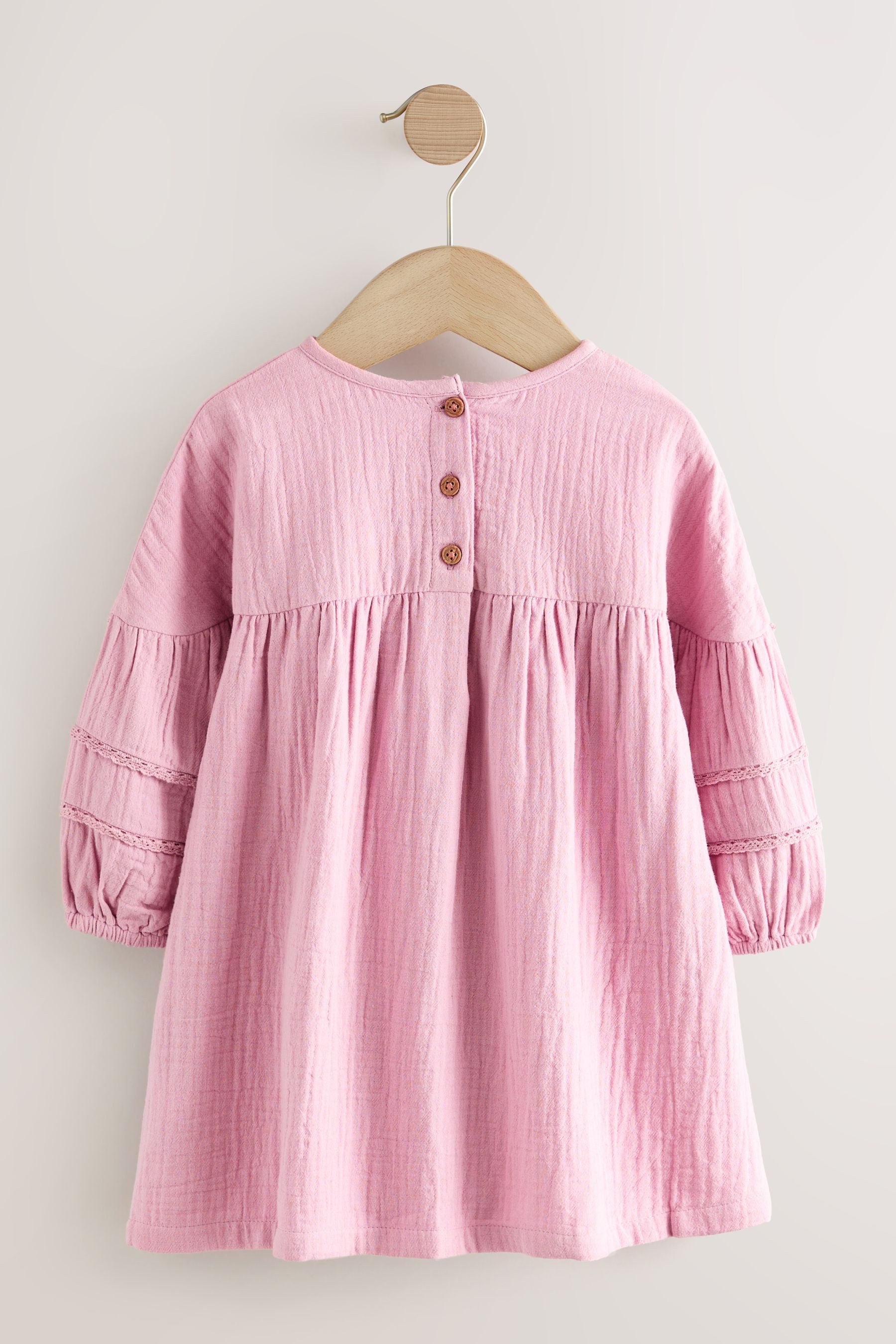 Next Blusenkleid Strukturiertes Kleid (1-tlg) günstig online kaufen