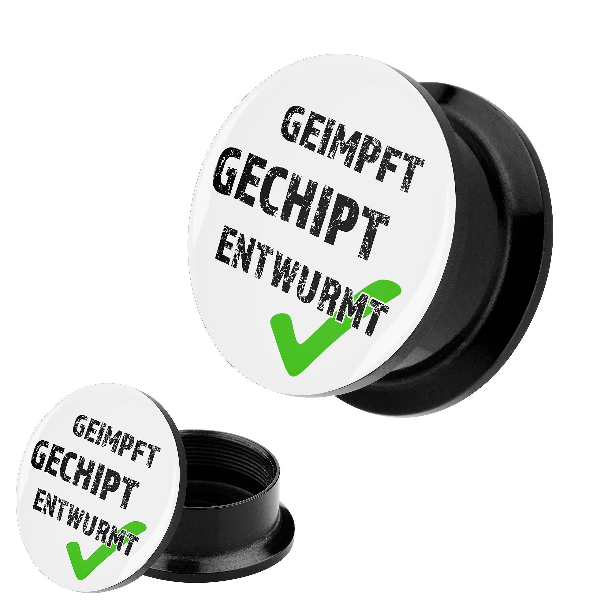 Taffstyle Plug Picture Plug Piercing mit günstig online kaufen