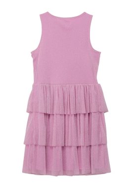 s.Oliver Minikleid Mehrlagiges Kleid aus zartem Mesh Layering