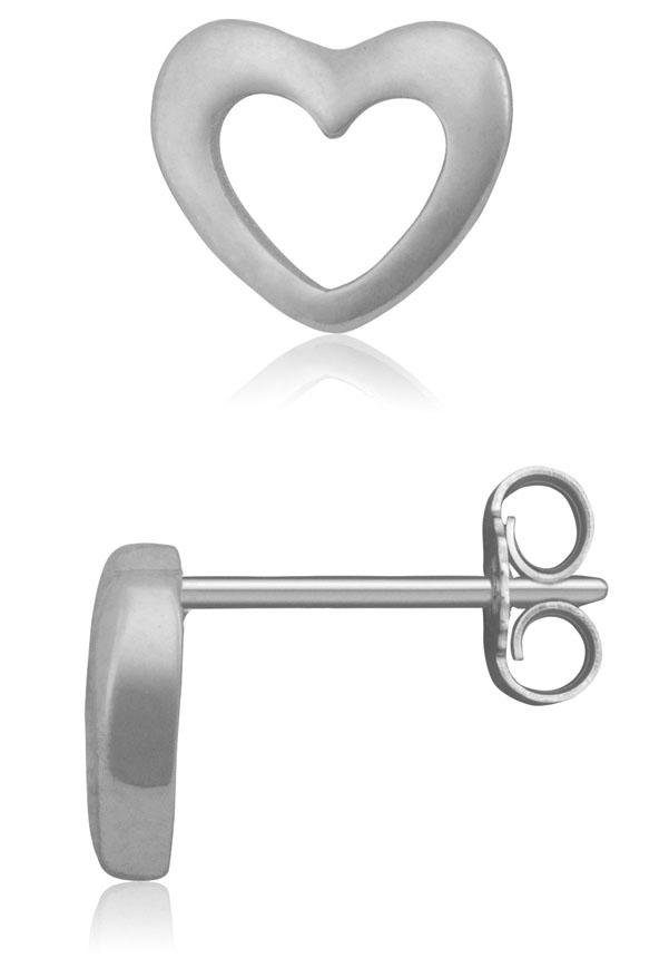 Firetti Paar Ohrstecker Schmuck Geschenk Silber 925 Ohrschmuck Herz