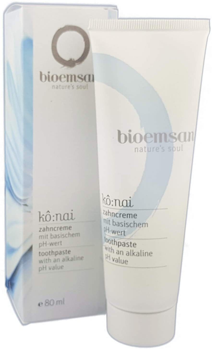 Multikraft Zahnpasta bioemsan Zahncreme mit effektiven Mikroorganismen 80 ml, Basischer pH-Wert für eine gesunde Mundflora