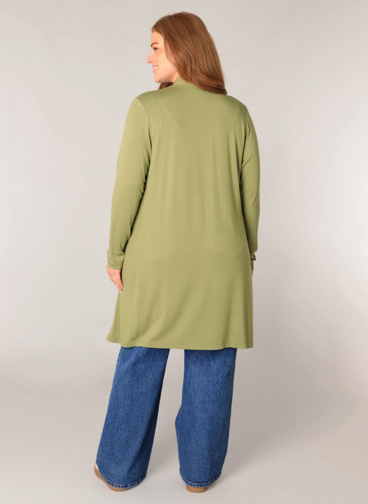 Base Level Curvy Longstrickjacke Figurumspielende, weiche Strickqualität günstig online kaufen