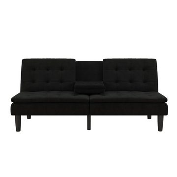 loft24 Schlafsofa Mainstays, Breite 181,5 cm, mit Getränkehalter, Knopfheftung