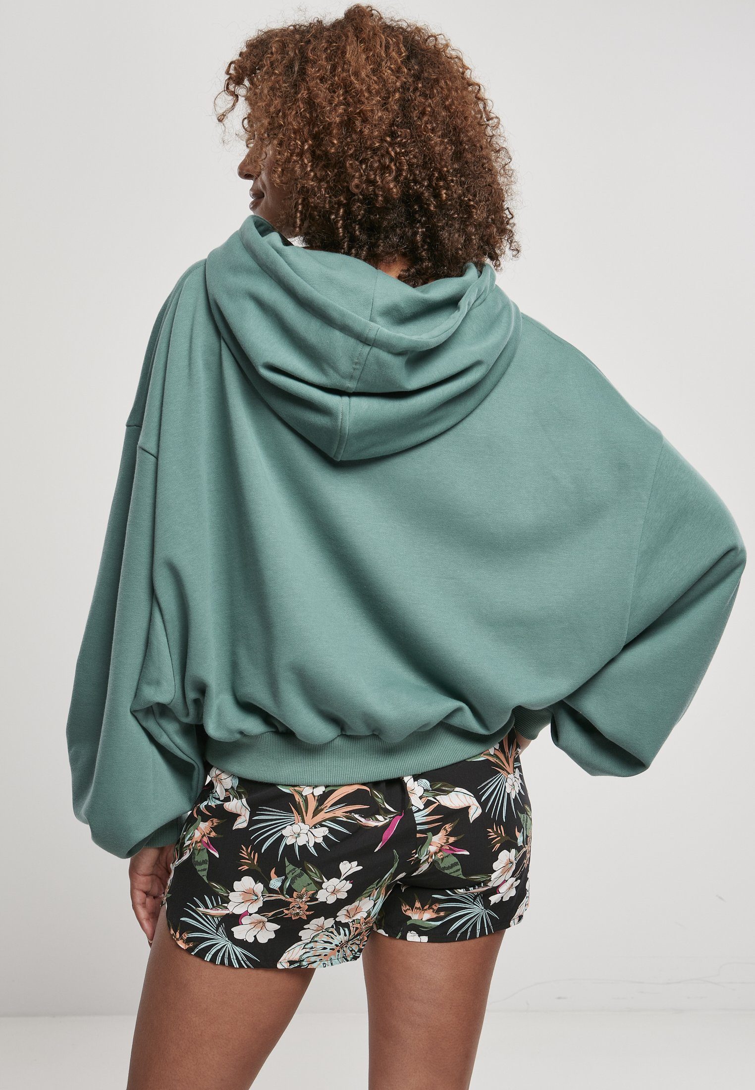 Ladies CLASSICS Organic Hoody URBAN (1-tlg) paleleaf Kapuzenpullover Terry Frauen Oversized