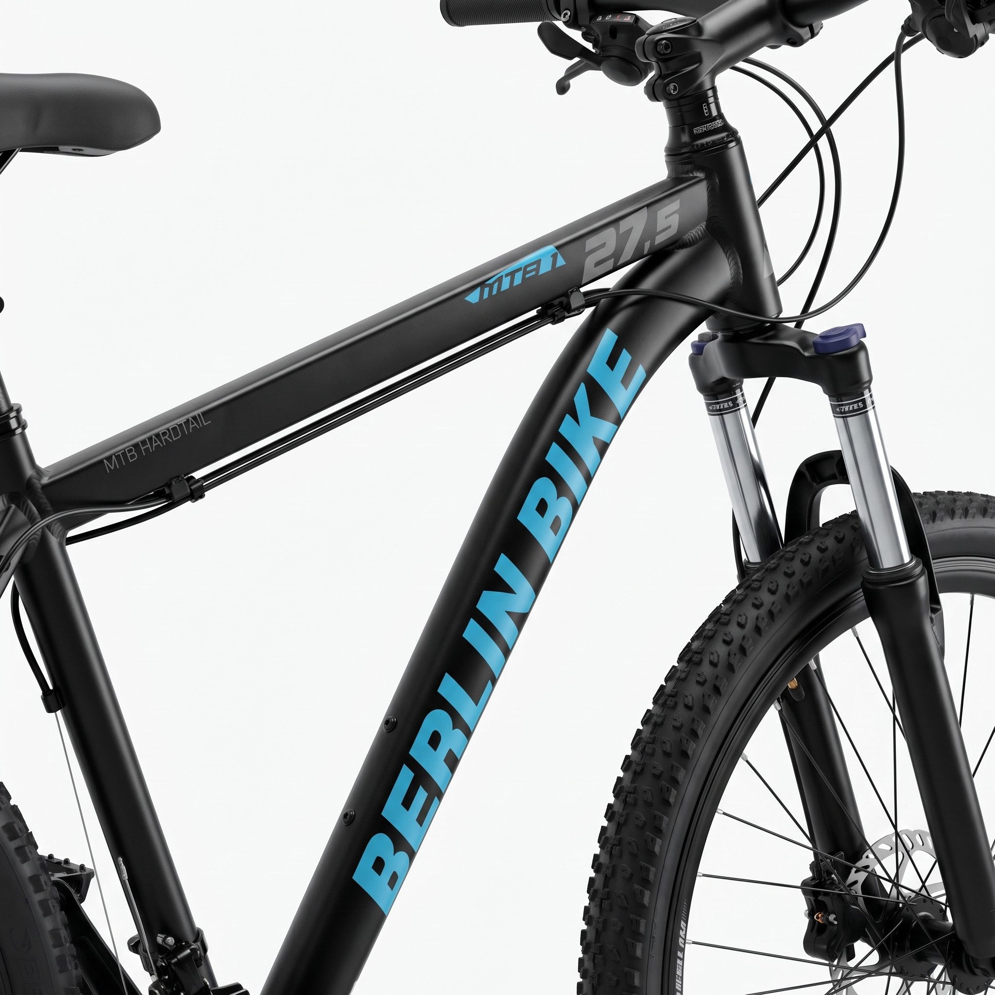 BERLIN BIKE Mountainbike MTB1 Serien-Komplettset 26/27,5/29 Zoll mit Shimano-Ausstattung, 21 Gang Shimano FD-TZ500/RD-TY300D Schaltwerk, Kettenschaltung, (Shimano Kurbel, Dacron Hydraulische Scheibenbremsen, Aluminiumrahmen), mit hydraulischen Scheibenbremsen