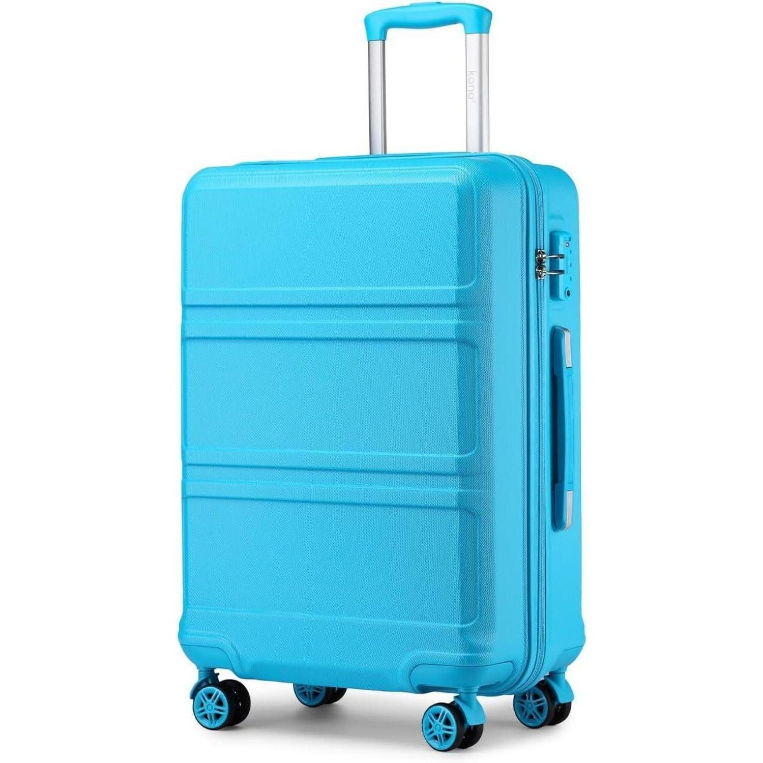 LuxusKollektion Валізиset Валізи Trolley Reisekoffer XL (74cm) Blau
