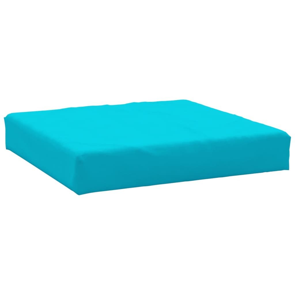 vidaXL Palettenkissen, Sitzkissen Türkis 60x60x8 cm Oxford-Gewebe